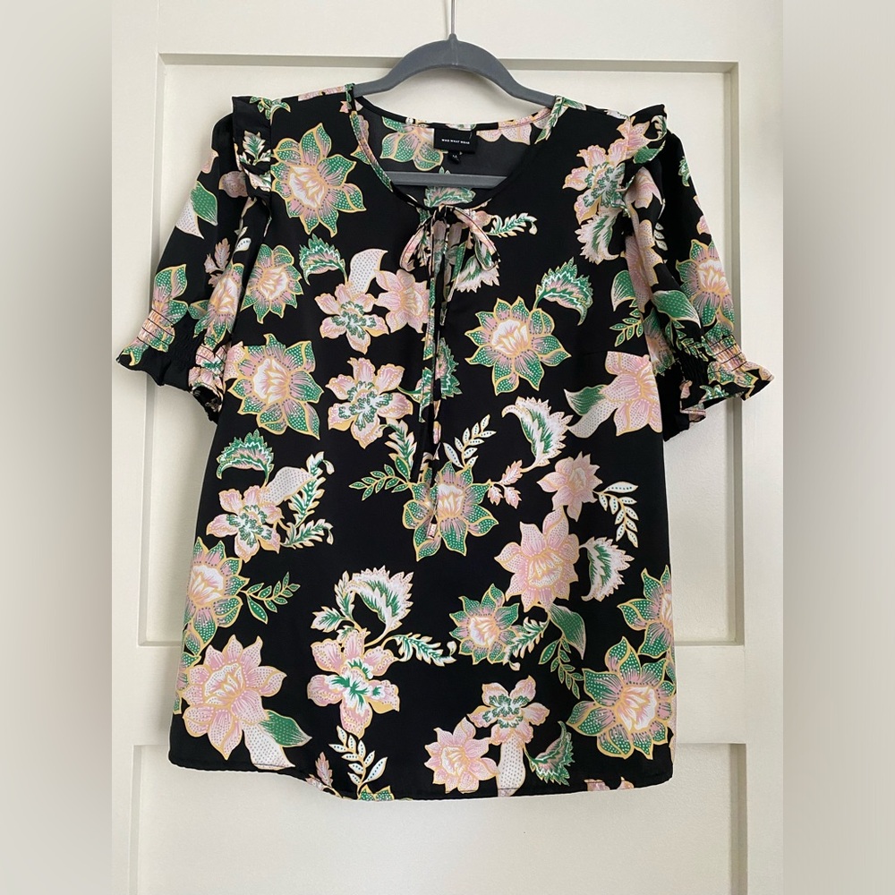Who What Wear Floral Top